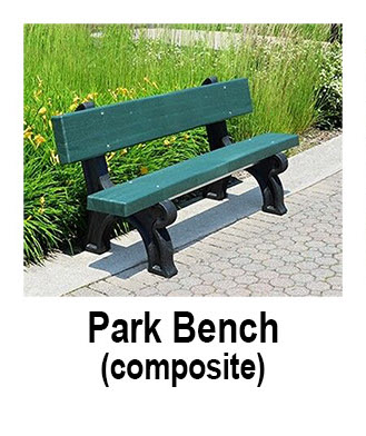 composite park bench