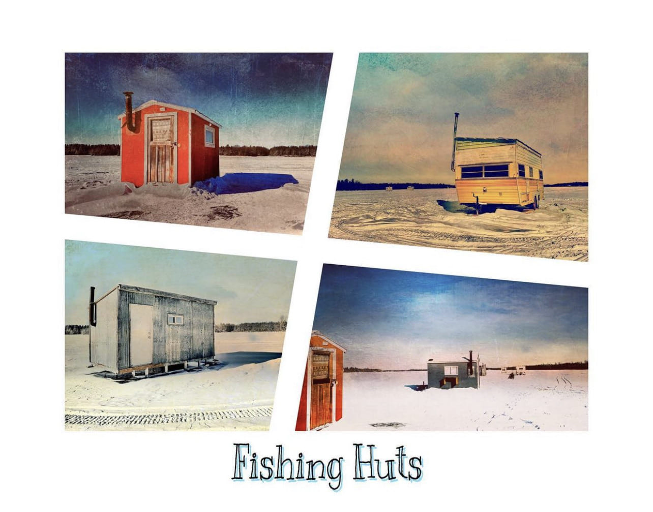 fishing huts
