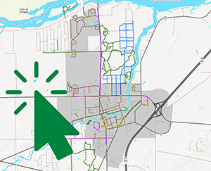 Planned and Existing Active Transportation Map - Urban Area