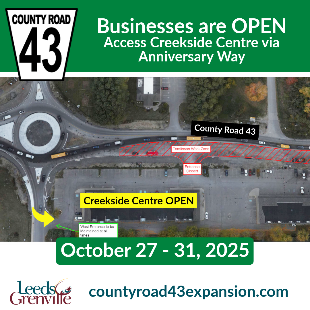 County Road 43  and King Street map