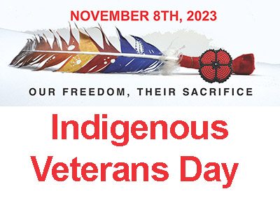 Indigenous Veterans Day - Feature image - Our Freedom, Their Sacrifice