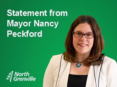 Statement from Mayor Nancy Peckford