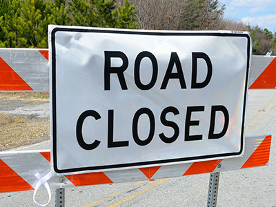 Road Closure Notice: May 13-17 Anniversary Way