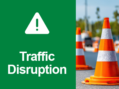 Notice: Lane Closures on Pinehill Road