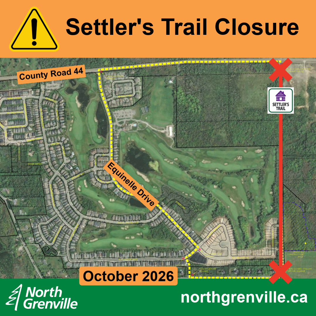 Notice: Settler's Trail Closure