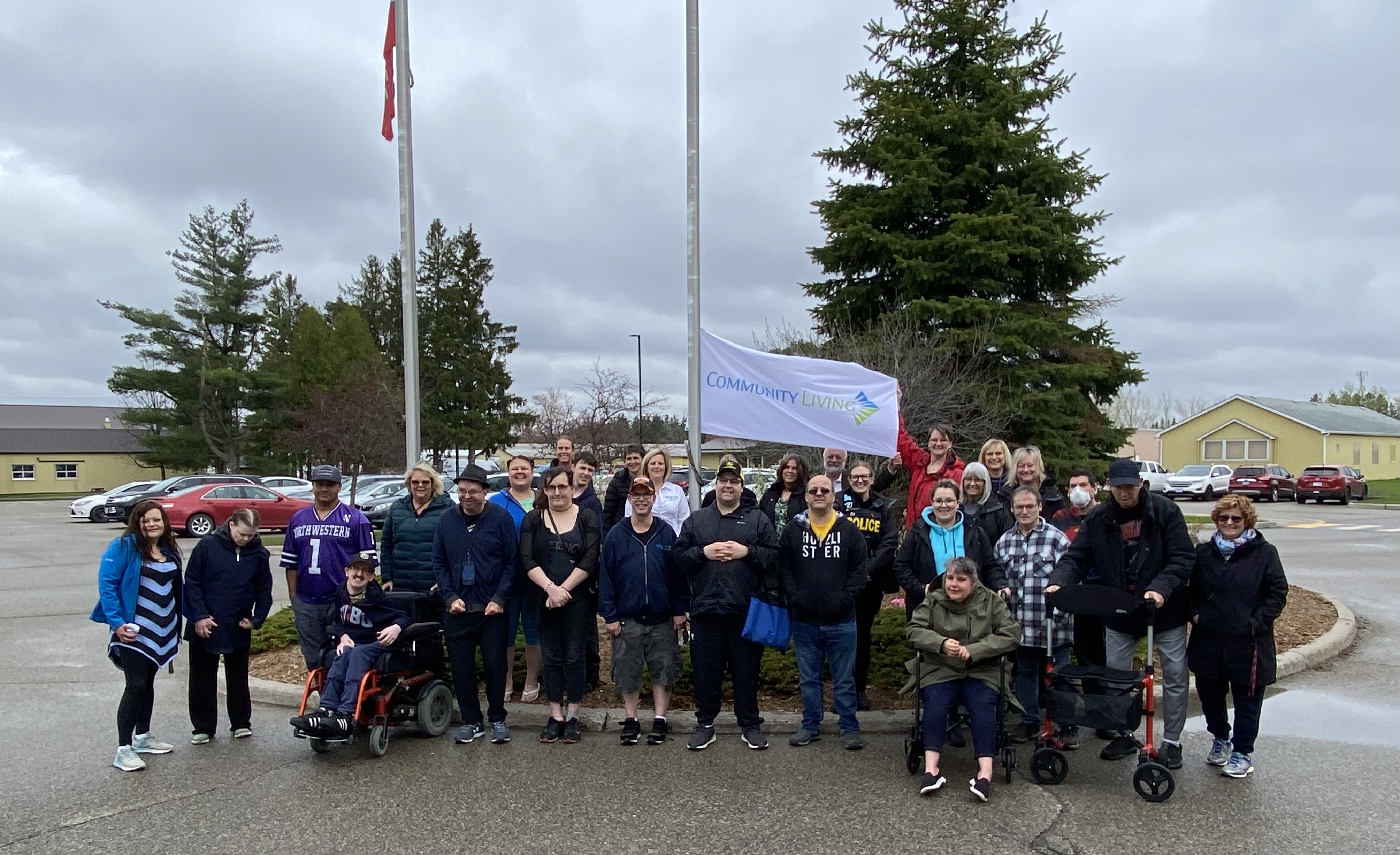 Community Living Flag Raising