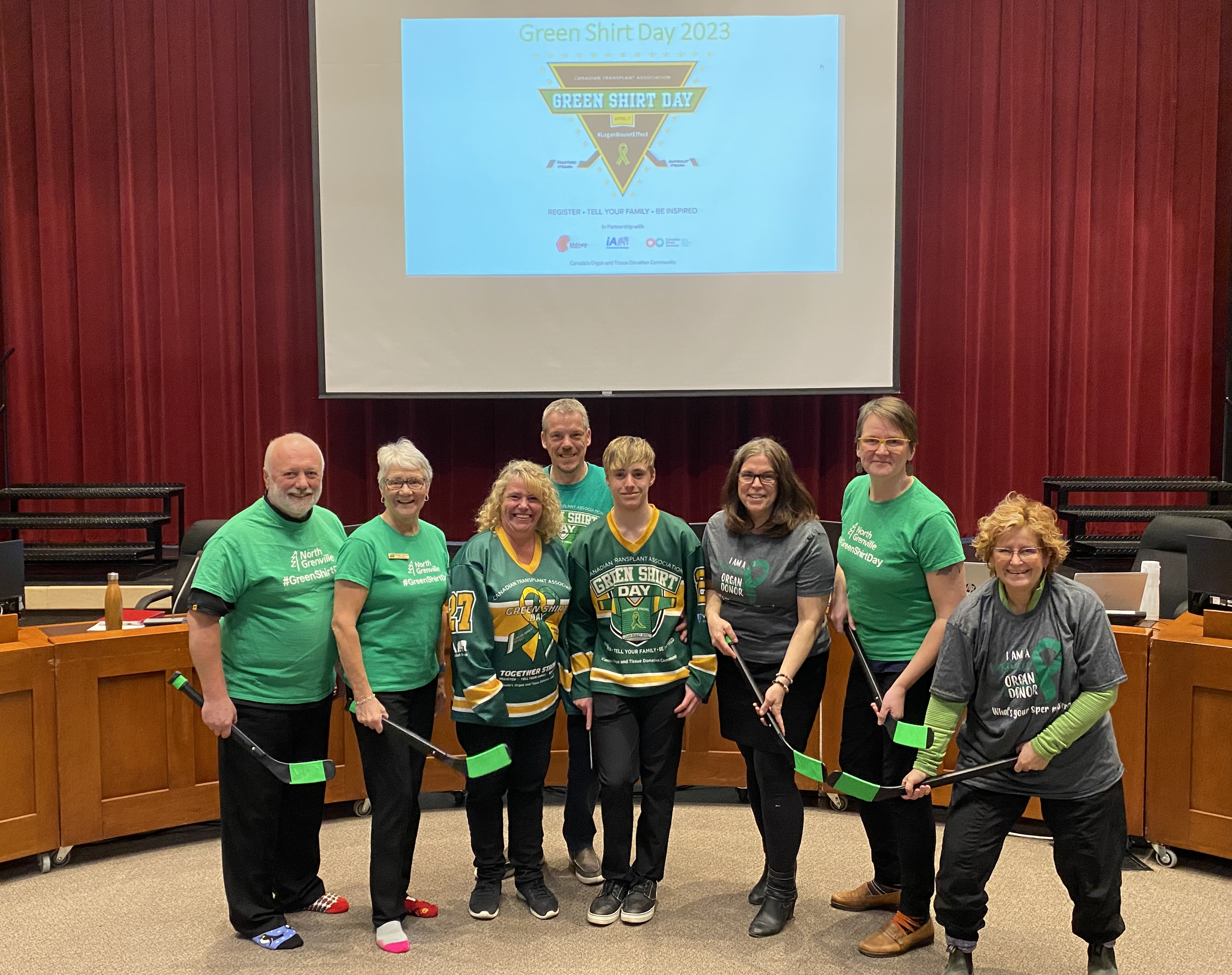 Green Shirt Day with Council