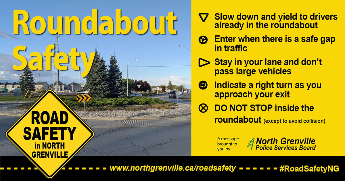 Roundabout Safety - A Message from the North Grenville Police Services Board
