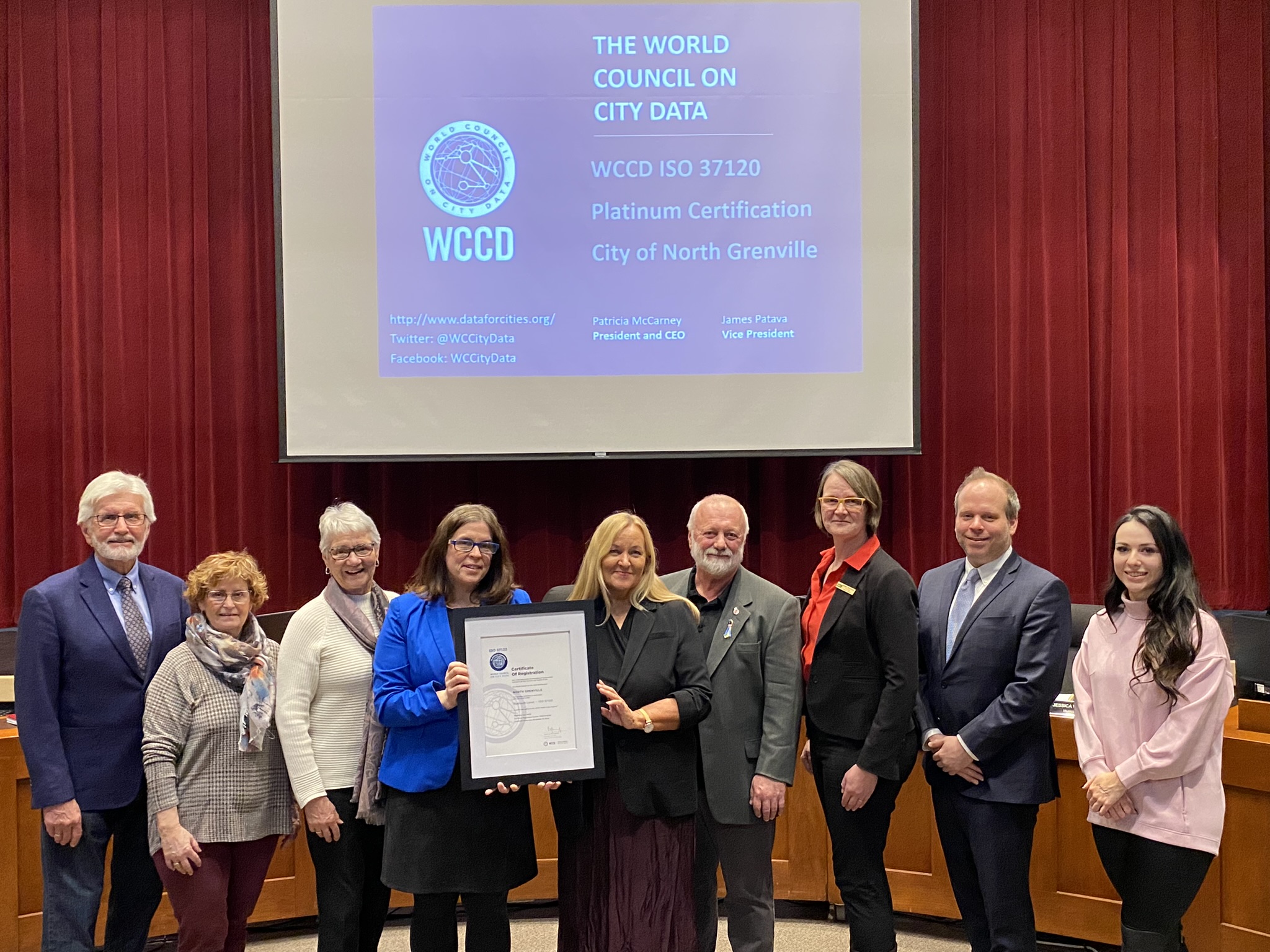 North Grenville Achieves Platinum Data Certification from  World Council on City Data for the Second Consecutive Year