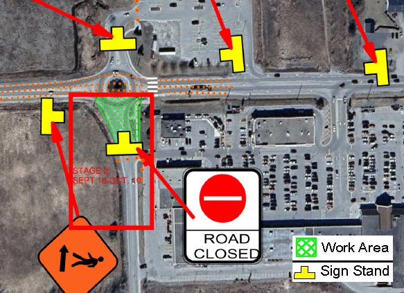 road closure map