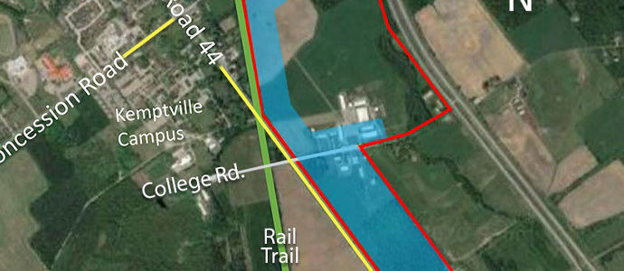 map of Eastern Ontario Correctional Complex boundary