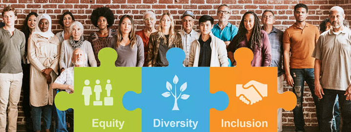 Equity Diversity Inclusion group of people
