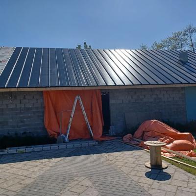 Installation of Metal Roof May 2023